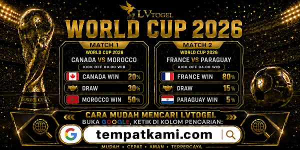 MATCH DAY LVTOGEL SPESIAL WORLD-CUP 2026